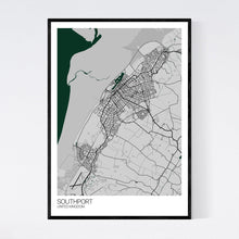 Load image into Gallery viewer, Southport City Map Print