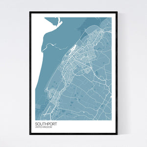 Map of Southport, United Kingdom