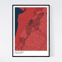 Load image into Gallery viewer, Southport City Map Print