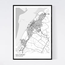 Load image into Gallery viewer, Southport City Map Print