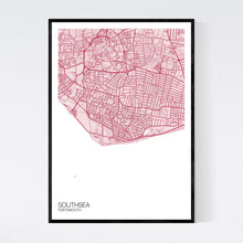 Load image into Gallery viewer, Southsea Town Map Print