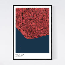 Load image into Gallery viewer, Southsea Town Map Print