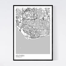 Load image into Gallery viewer, Southsea Town Map Print