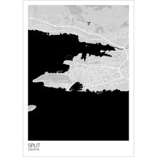 Load image into Gallery viewer, Map of Split, Croatia