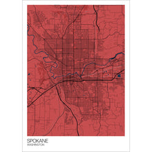 Load image into Gallery viewer, Map of Spokane, Washington