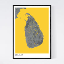 Load image into Gallery viewer, Map of Sri Lanka, 