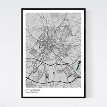 Load image into Gallery viewer, St. Albans City Map Print