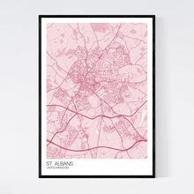 Load image into Gallery viewer, St. Albans City Map Print