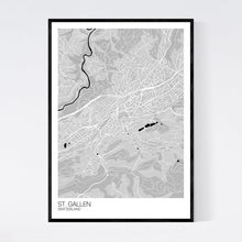 Load image into Gallery viewer, St. Gallen City Map Print
