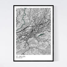 Load image into Gallery viewer, St. Gallen City Map Print