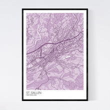 Load image into Gallery viewer, St. Gallen City Map Print