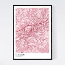 Load image into Gallery viewer, St. Gallen City Map Print