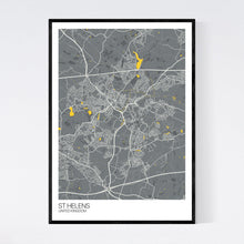 Load image into Gallery viewer, St Helens City Map Print