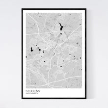 Load image into Gallery viewer, St Helens City Map Print