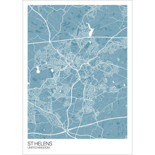 Load image into Gallery viewer, Map of St Helens, United Kingdom