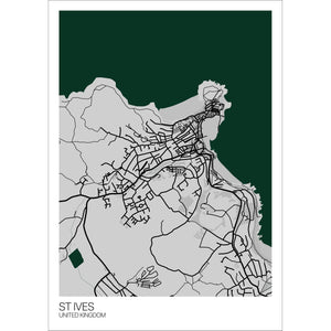 Map of St Ives, United Kingdom