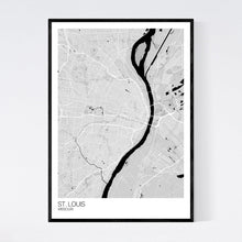Load image into Gallery viewer, St. Louis City Map Print