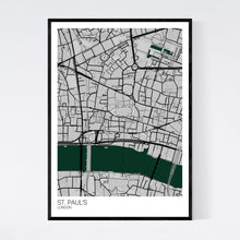 Load image into Gallery viewer, St. Paul&#39;s Neighbourhood Map Print