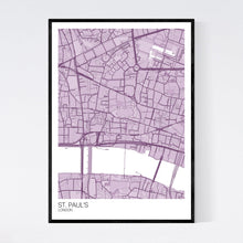 Load image into Gallery viewer, St. Paul&#39;s Neighbourhood Map Print