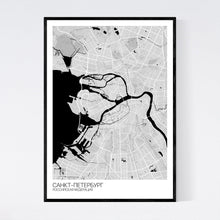 Load image into Gallery viewer, St. Petersburg City Map Print