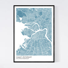 Load image into Gallery viewer, Map of St. Petersburg, Russia