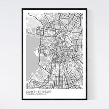 Load image into Gallery viewer, St. Petersburg City Map Print