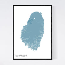 Load image into Gallery viewer, Saint Vincent Island Map Print