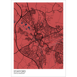 Map of Stafford, United Kingdom