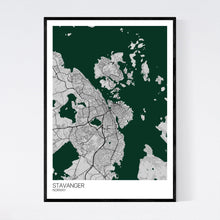 Load image into Gallery viewer, Stavanger City Map Print