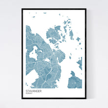 Load image into Gallery viewer, Stavanger City Map Print