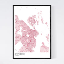 Load image into Gallery viewer, Stavanger City Map Print