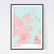 Load image into Gallery viewer, Stavanger City Map Print