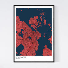 Load image into Gallery viewer, Stavanger City Map Print
