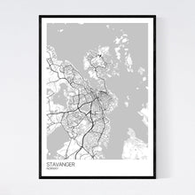 Load image into Gallery viewer, Stavanger City Map Print