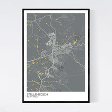 Load image into Gallery viewer, Stellenbosch City Map Print