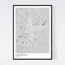 Load image into Gallery viewer, Stellenbosch City Map Print