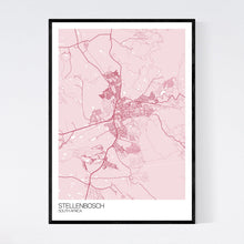 Load image into Gallery viewer, Stellenbosch City Map Print