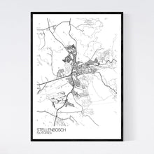 Load image into Gallery viewer, Stellenbosch City Map Print