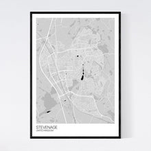 Load image into Gallery viewer, Map of Stevenage, United Kingdom