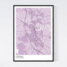 Load image into Gallery viewer, Stirling City Map Print