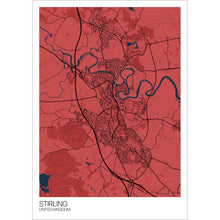 Load image into Gallery viewer, Map of Stirling, United Kingdom