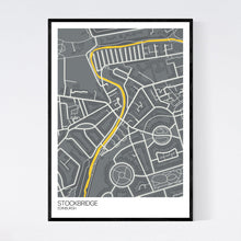 Load image into Gallery viewer, Stockbridge Neighbourhood Map Print