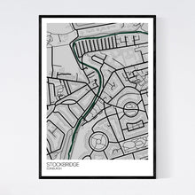 Load image into Gallery viewer, Stockbridge Neighbourhood Map Print