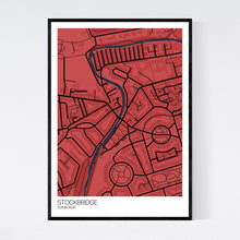 Load image into Gallery viewer, Stockbridge Neighbourhood Map Print