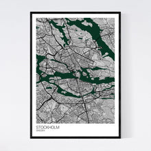 Load image into Gallery viewer, Map of Stockholm, Sweden