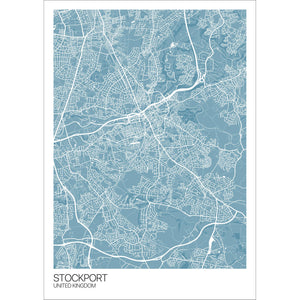 Map of Stockport, United Kingdom