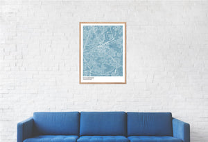 Map of Stockport, United Kingdom