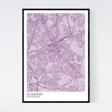 Load image into Gallery viewer, Stockport City Map Print