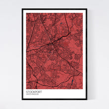 Load image into Gallery viewer, Stockport City Map Print