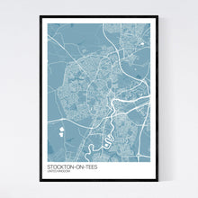 Load image into Gallery viewer, Stockton-on-Tees City Map Print